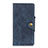 Custodia Portafoglio In Pelle Cover con Supporto L06 per LG K62 Blu