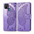 Custodia Portafoglio In Pelle Cover con Supporto L06 per Oppo A15 Lavanda