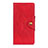 Custodia Portafoglio In Pelle Cover con Supporto L06 per Oppo A92s 5G Rosso