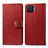 Custodia Portafoglio In Pelle Cover con Supporto L06 per Oppo Reno4 Lite Rosso