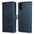 Custodia Portafoglio In Pelle Cover con Supporto L06 per Samsung Galaxy M40S Blu