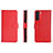 Custodia Portafoglio In Pelle Cover con Supporto L06 per Samsung Galaxy S21 5G Rosso