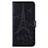 Custodia Portafoglio In Pelle Cover con Supporto L06 per Sony Xperia 8 Lite Nero