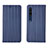 Custodia Portafoglio In Pelle Cover con Supporto L06 per Xiaomi Mi 10 Blu