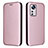 Custodia Portafoglio In Pelle Cover con Supporto L06 per Xiaomi Mi 12 Lite 5G Oro Rosa