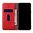 Custodia Portafoglio In Pelle Cover con Supporto L06 per Xiaomi Redmi Note 9 Pro