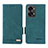 Custodia Portafoglio In Pelle Cover con Supporto L06Z per OnePlus Nord 2T 5G Verde