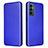 Custodia Portafoglio In Pelle Cover con Supporto L06Z per Samsung Galaxy F23 5G Blu