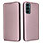 Custodia Portafoglio In Pelle Cover con Supporto L06Z per Samsung Galaxy F23 5G Oro Rosa