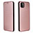 Custodia Portafoglio In Pelle Cover con Supporto L06Z per Samsung Galaxy F42 5G Oro Rosa