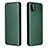 Custodia Portafoglio In Pelle Cover con Supporto L06Z per Samsung Galaxy F42 5G Verde