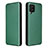 Custodia Portafoglio In Pelle Cover con Supporto L06Z per Samsung Galaxy F62 5G Verde