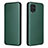 Custodia Portafoglio In Pelle Cover con Supporto L06Z per Samsung Galaxy M32 4G Verde