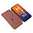Custodia Portafoglio In Pelle Cover con Supporto L06Z per Samsung Galaxy M52 5G