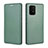 Custodia Portafoglio In Pelle Cover con Supporto L06Z per Samsung Galaxy S10 Lite Verde