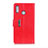 Custodia Portafoglio In Pelle Cover con Supporto L07 per Asus Zenfone 5 ZE620KL Rosso