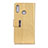 Custodia Portafoglio In Pelle Cover con Supporto L07 per Asus Zenfone 5 ZS620KL Oro