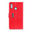 Custodia Portafoglio In Pelle Cover con Supporto L07 per Asus Zenfone 5 ZS620KL Rosso