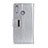 Custodia Portafoglio In Pelle Cover con Supporto L07 per Asus Zenfone Max ZB555KL Argento