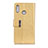 Custodia Portafoglio In Pelle Cover con Supporto L07 per Asus Zenfone Max ZB555KL Oro