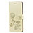 Custodia Portafoglio In Pelle Cover con Supporto L07 per Huawei Honor 8X Oro
