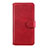 Custodia Portafoglio In Pelle Cover con Supporto L07 per Huawei Honor 9A Rosso