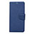 Custodia Portafoglio In Pelle Cover con Supporto L07 per Huawei Mate 20 Pro Blu