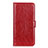 Custodia Portafoglio In Pelle Cover con Supporto L07 per Huawei Mate 40 Pro Rosso