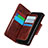 Custodia Portafoglio In Pelle Cover con Supporto L07 per Huawei Y5p