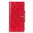 Custodia Portafoglio In Pelle Cover con Supporto L07 per Motorola Moto G Fast Rosso