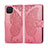 Custodia Portafoglio In Pelle Cover con Supporto L07 per Oppo F17 Pro Rosa