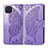 Custodia Portafoglio In Pelle Cover con Supporto L07 per Oppo Reno4 F Lavanda