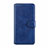 Custodia Portafoglio In Pelle Cover con Supporto L07 per Realme 6 Blu