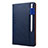 Custodia Portafoglio In Pelle Cover con Supporto L07 per Samsung Galaxy Tab S6 10.5 SM-T860 Blu