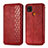 Custodia Portafoglio In Pelle Cover con Supporto L07 per Xiaomi Redmi 9 India Rosso