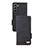 Custodia Portafoglio In Pelle Cover con Supporto L07Z per Samsung Galaxy S24 5G Nero