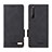 Custodia Portafoglio In Pelle Cover con Supporto L07Z per Sony Xperia 1 II Nero