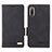 Custodia Portafoglio In Pelle Cover con Supporto L07Z per Sony Xperia Ace III Nero