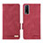 Custodia Portafoglio In Pelle Cover con Supporto L07Z per Vivo Y20 Rosso