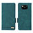 Custodia Portafoglio In Pelle Cover con Supporto L07Z per Xiaomi Poco X3 NFC Verde