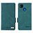 Custodia Portafoglio In Pelle Cover con Supporto L07Z per Xiaomi Redmi 9C NFC Verde
