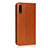Custodia Portafoglio In Pelle Cover con Supporto L08 per Huawei Honor 9X Arancione