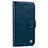 Custodia Portafoglio In Pelle Cover con Supporto L08 per Huawei P20 Pro Blu