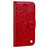 Custodia Portafoglio In Pelle Cover con Supporto L08 per Huawei P20 Pro Rosso