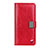 Custodia Portafoglio In Pelle Cover con Supporto L08 per Motorola Moto G9 Power Rosso