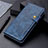 Custodia Portafoglio In Pelle Cover con Supporto L08 per OnePlus 8T 5G Blu