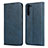 Custodia Portafoglio In Pelle Cover con Supporto L08 per Oppo Reno3 A Blu