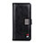 Custodia Portafoglio In Pelle Cover con Supporto L08 per Realme Q2 Pro 5G Nero