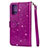 Custodia Portafoglio In Pelle Cover con Supporto L08 per Samsung Galaxy S20 5G Viola