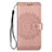 Custodia Portafoglio In Pelle Cover con Supporto L08 per Samsung Galaxy S20 Plus 5G Oro Rosa
